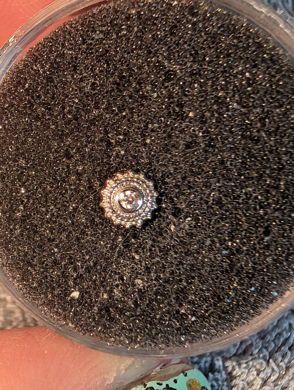 BVLA 4mm Round Afghan 14k White Gold Threadless End